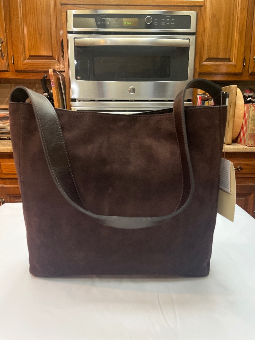 NWT Patricia Nash Dark Brown Suede Prairie Hobo Bag. NWT.